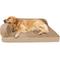 Show in main carousel: Sherry Kline Pet Collection Chaise Lounge Dog Bed, Taupe, 20 x 26 x 6-in slide 1 of 4