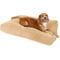Show in main carousel: Sherry Kline Pet Collection Corduroy Rectangle Dog Bed, Gold, 20 x 26 x 3-in slide 1 of 4