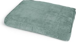 Sherry Kline Pet Collection Corduroy Rectangle Dog Bed, Teal, 30 x 42 x 4-in slide 2 of 3