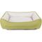 Show in main carousel: Sherry Kline Pet Collection Cuddler Sunbrella Indoor/Outdoor Dog Bed, Natural / Kiwi, 20 x 26 x 3-in slide 1 of 3