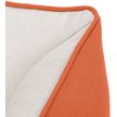 Show in main carousel: Sherry Kline Pet Collection Cuddler Sunbrella Indoor/Outdoor Dog Bed, Natural / Cayenne, 20 x 26 x 3-in slide 3 of 3