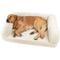 Show in main carousel: Sherry Kline Pet Collection Sherpa Couch Dog Bed, Natural, 30 x 42 x 10-in slide 3 of 5