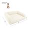 Show in main carousel: Sherry Kline Pet Collection Sherpa Couch Dog Bed, Natural, 30 x 42 x 10-in slide 4 of 5