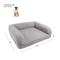 Show in main carousel: Sherry Kline Pet Collection Sherpa Couch Dog Bed, Grey, 30 x 42 x 10-in slide 3 of 4