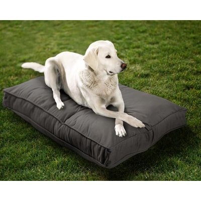 Sherry Kline Pet Collection Sherry Kline Pet Collection Mattress Sunbrella Indoor/Outdoor Dog Bed, Charcoal Grey, 30 x 40 x 4-in