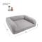 Show in main carousel: Sherry Kline Pet Collection Sherpa Couch Dog Bed, Grey, 20 x 26 x 6-in slide 4 of 5
