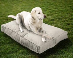 Sherry Kline Pet Collection Mattress Sunbrella Indoor/Outdoor Dog Bed, Eggshell, 26 x 36 x 4-in