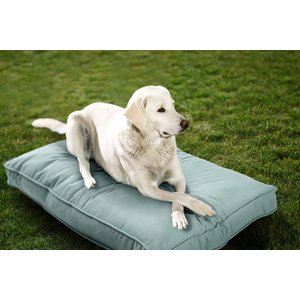 Sherry Kline Pet Collection Mattress Sunbrella Indoor/Outdoor Dog Bed, Mist, 30 x 40 x 4-in