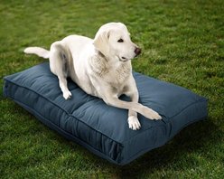 Sherry Kline Pet Collection Mattress Sunbrella Indoor/Outdoor Dog Bed, Denim, 30 x 40 x 4-in