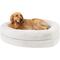 Show in main carousel: Sherry Kline Pet Collection Heart Dog Bed, Ivory, 36 x 36 x 5-in slide 3 of 4