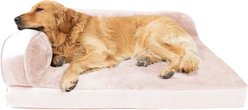 Sherry Kline Pet Collection Chaise Lounge Dog Bed, Powder Pink, 30 x 42 x 10-in