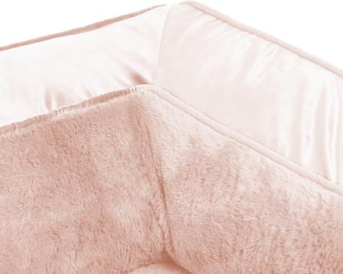 Show full view: Sherry Kline Pet Collection Chaise Lounge Dog Bed, Powder Pink, 20 x 26 x 6-in slide 2 of 5