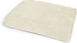 Sherry Kline Pet Collection Corduroy Rectangle Dog Bed, Natural, 42 x 54 x 5-in slide 2 of 3