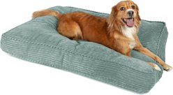 Sherry Kline Pet Collection Corduroy Rectangle Dog Bed, Teal, 30 x 42 x 4-in