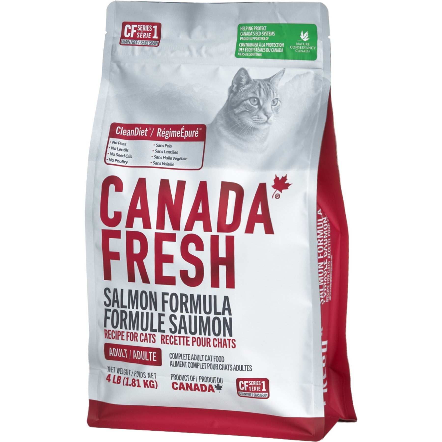 Canada Fresh Salmon Formula Dry Cat Food, 4-lb bag