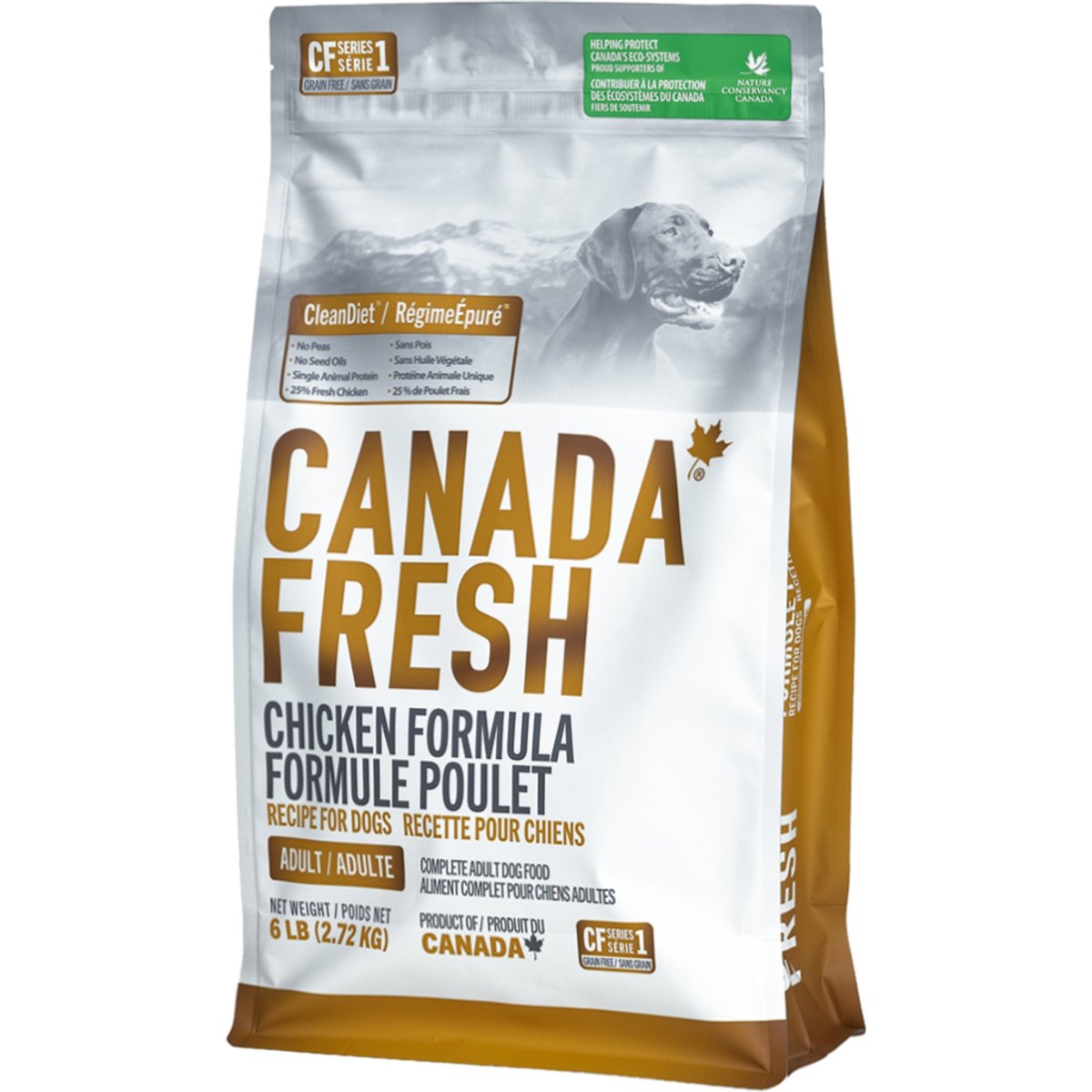 Canada Fresh Chicken Formula Dry Dog Food, 6-lb bag