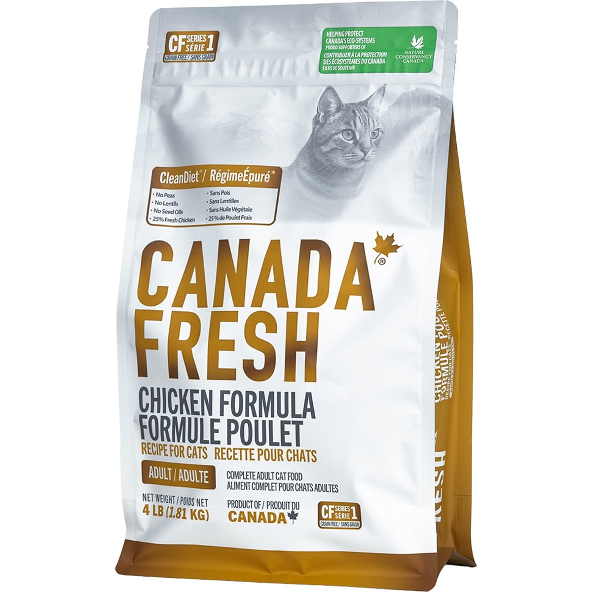 Canada Fresh Chicken Formula Dry Cat Food, 4-lb bag