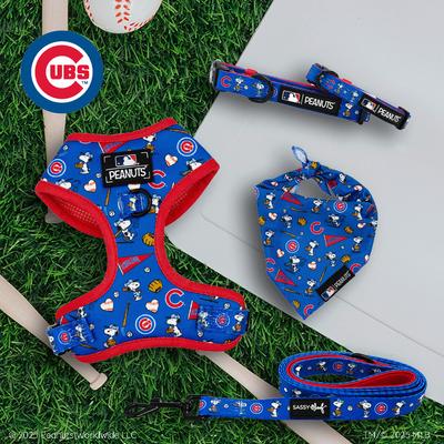 Show full view: Sassy Woof MLB x Peanuts Dog Bandana, Chicago Cubs, Small: 13-in neck slide 5 of 7
