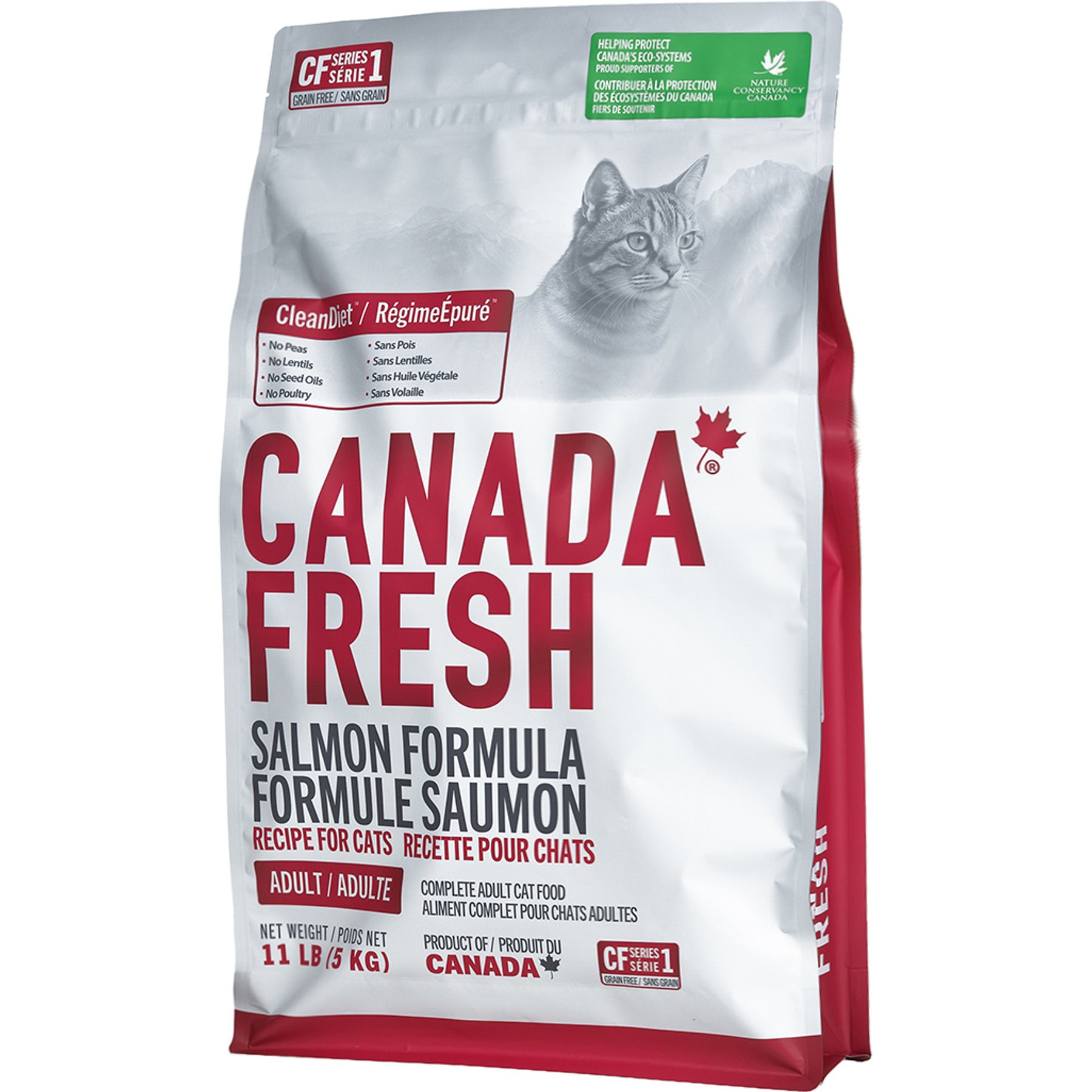 Canada Fresh Salmon Formula Dry Cat Food, 11-lb bag