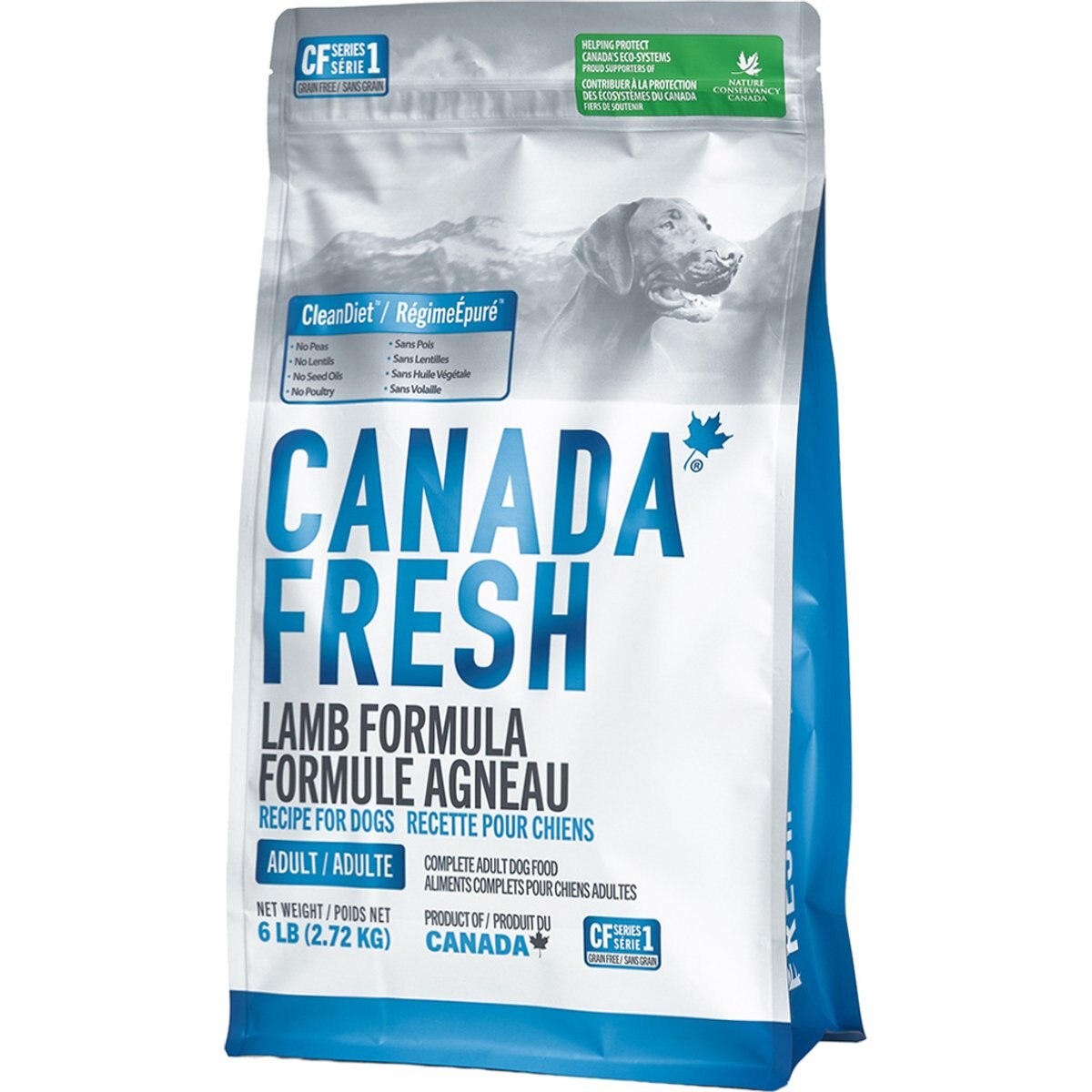 Canada Fresh Lamb Formula Dry Dog Food, 6-lb bag