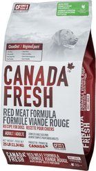 Canada Fresh Red Meat Formula Dry Dog Food, 25-lb bag