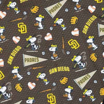 Show full view: Sassy Woof MLB x Peanuts Dog Bandana, San Diego Padres, Medium: 17-in neck slide 3 of 7
