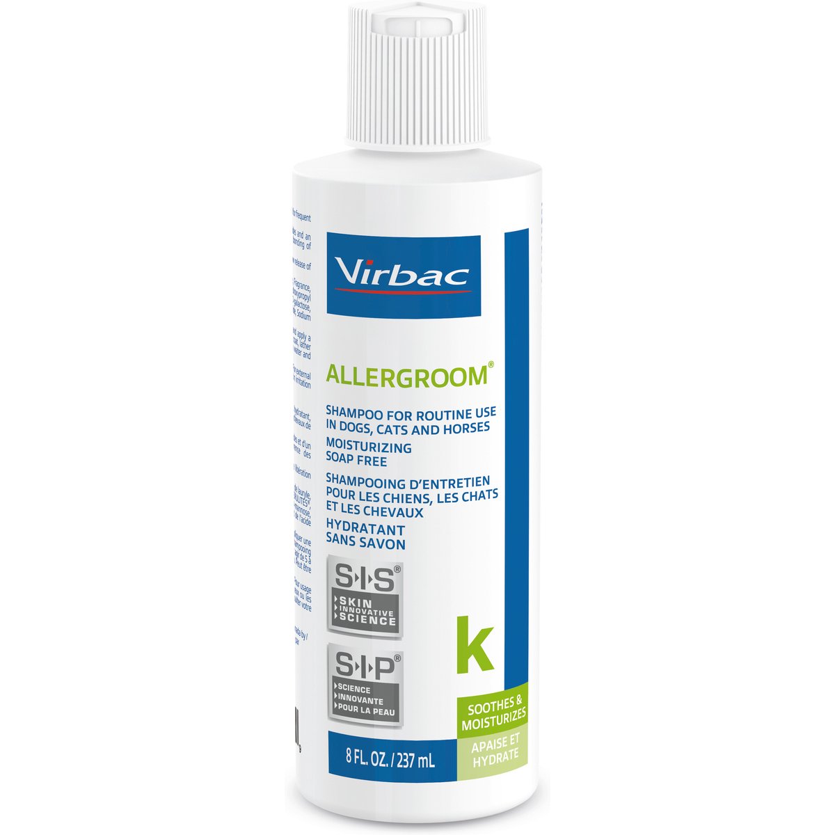 Virbac Allergroom Dog Shampoo, 8-fl oz bottle