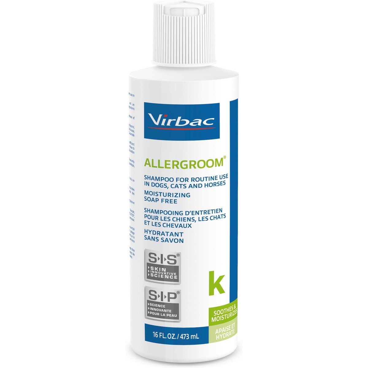 Virbac Allergroom Dog Shampoo, 16-fl oz bottle