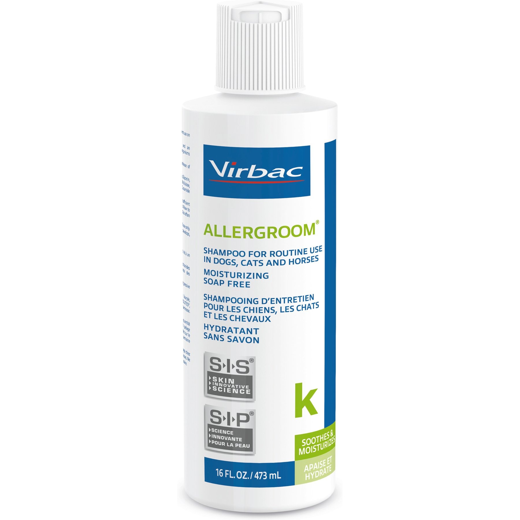 Virbac Allergroom Dog Shampoo, 16-fl oz bottle
