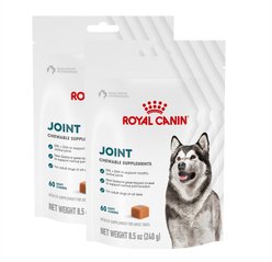 Royal Canin Joint Support Soft Chews Supplement for Adult Dogs, 60 count, bundle of 2
