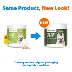 PawSono Hypoallergenic Dog & Cat Eye Wipes, 100 count slide 2 of 8