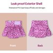 Show in main carousel: CuteBone Washable & Reusable Leopard Print Female Dog Diapers with Skirts, 3 count, X-Small: 10-in waist slide 7 of 9