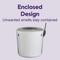 Show in main carousel: Litter Genie Products Round Top Entry Cat Litter Box, White/Gray, 20.75-in slide 5 of 8