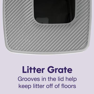 Show full view: Litter Genie Products Premium Top Entry Cat Litter Box, White/Gray, 17.25-in slide 6 of 6