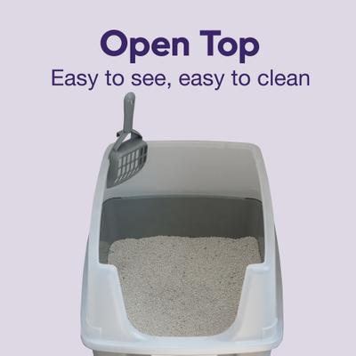 Show full view: Litter Genie Products Cat Litter Box, Gray, Large, 19-in slide 3 of 5
