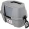 Show in main carousel: Litter Genie Products Corner Enclosed Cat Litter Box, Gray/Black, 21-in slide 1 of 8