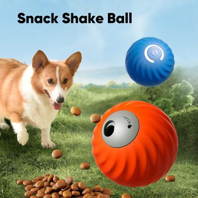 Show full view: EYS PetGravity Auto-Interactive Bounce & Dog Treat Dispenser Ball Toy, Blue slide 2 of 10