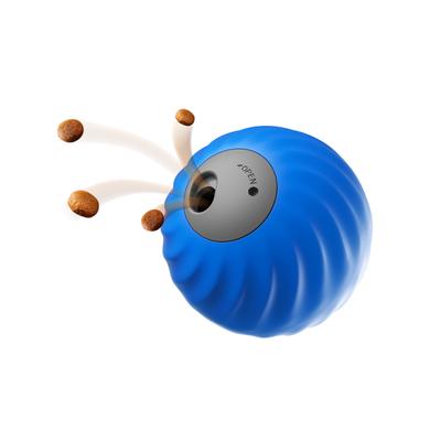 Show full view: EYS PetGravity Auto-Interactive Bounce & Dog Treat Dispenser Ball Toy, Blue slide 1 of 10