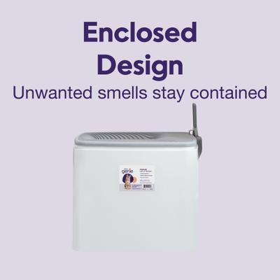 Show full view: Litter Genie Products Premium Top Entry Cat Litter Box, White/Gray, 17.25-in slide 4 of 6