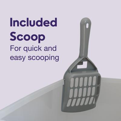 Show full view: Litter Genie Products Cat Litter Box, Gray, Large, 19-in slide 4 of 5