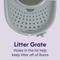 Show in main carousel: Litter Genie Products Top Entry Enclosed Cat Litter Box, White/Gray, 20.5-in slide 6 of 7