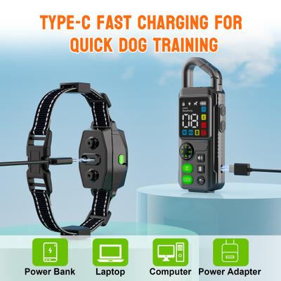 Show full view: Hoistspark T810 Dog RemoteTraining Collar with Anti-Bark & LED Light slide 9 of 10