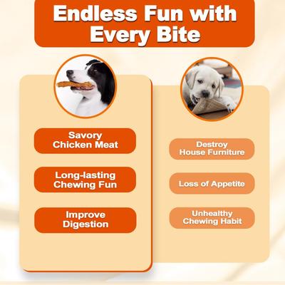 Show full view: Amzey Adult Grain-Free Chicken Wrapped Rawhides Dry Dog Food, 24-oz bag slide 3 of 8