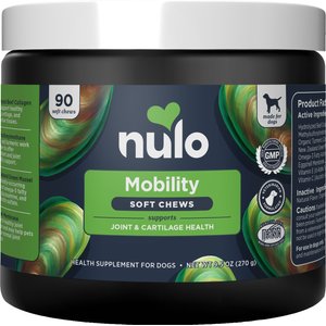 Nulo Hydrolyzed Beef Flavored Soft Chews Joint Supplement for Dogs, 90 count