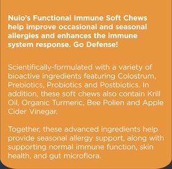 Nulo Beef Flavored Soft Chew Immune & Allergy Supplement for Dogs, 90 Count slide 2 of 9