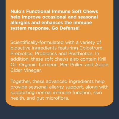 Show full view: Nulo Beef Flavored Soft Chew Immune & Allergy Supplement for Dogs, 90 Count slide 10 of 12