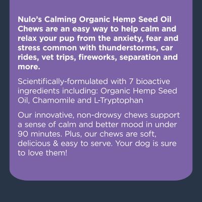 Show full view: Nulo Calming Soft Chew Dog Supplement, 90 Count slide 10 of 12