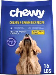 Chewy Healthy Weight Formula Chicken & Brown Rice Recipe with Prebiotics Dry Adult Dog Food, 16-lb bag