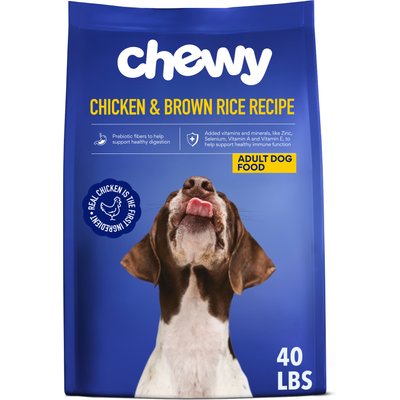 Chewy Made Chewy Made Digestive Health Chicken & Brown Rice Recipe Dry Adult Dog Food, 40-lb bag