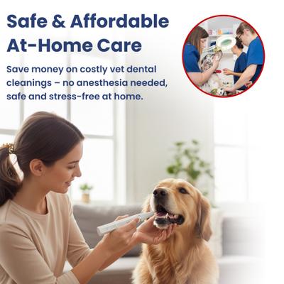 Show full view: PawsPik Ultrasonic Teeth Cleaner Dog Dental Kit, White slide 10 of 12